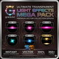 Ultimate Transparent Light Effects Mega Pack — Premium Vector Collection (EPS/AI)