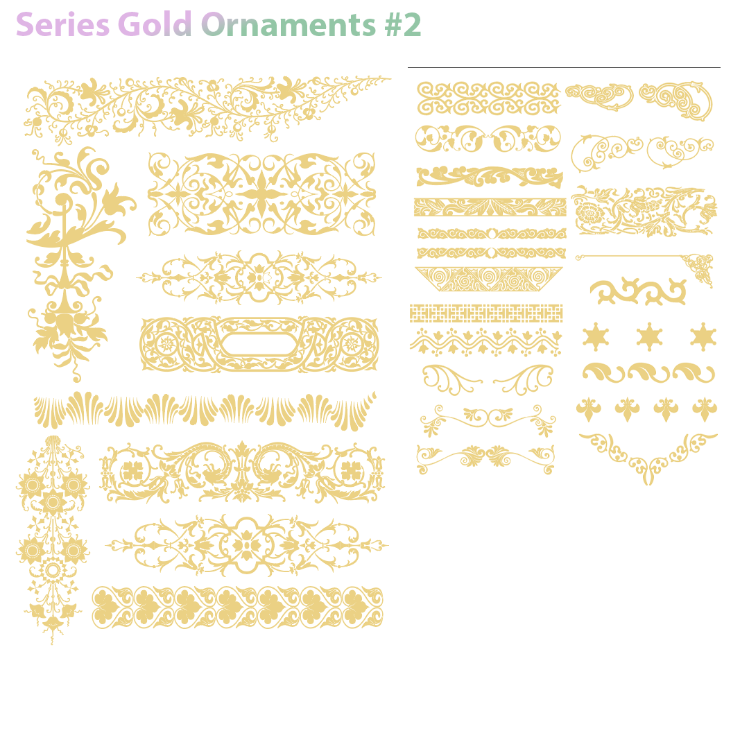 Ultimate Vintage & Gold Ornaments Mega Pack — Premium AI Vector Collection