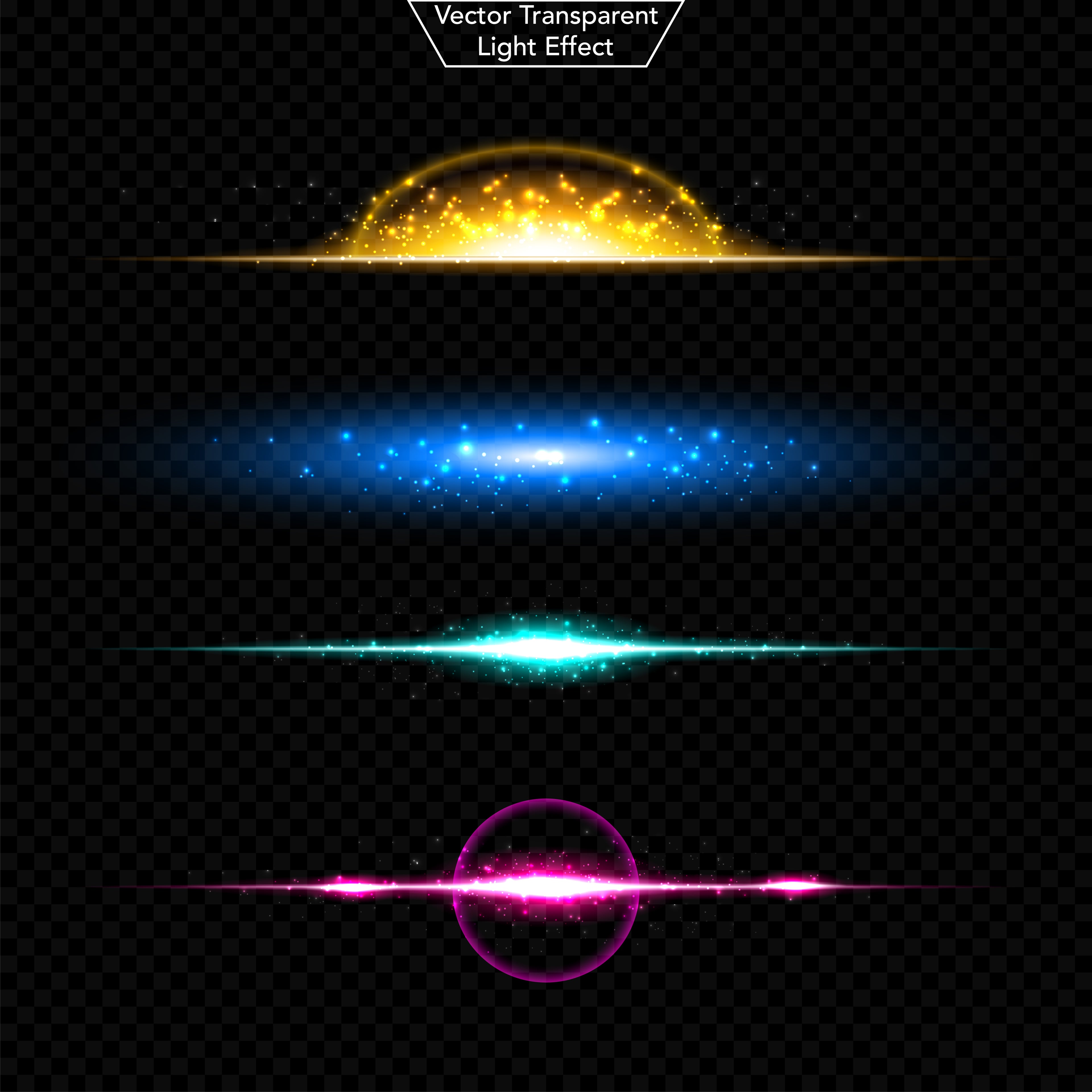 Ultimate Transparent Light Effects Mega Pack — Premium Vector Collection (EPS/AI)