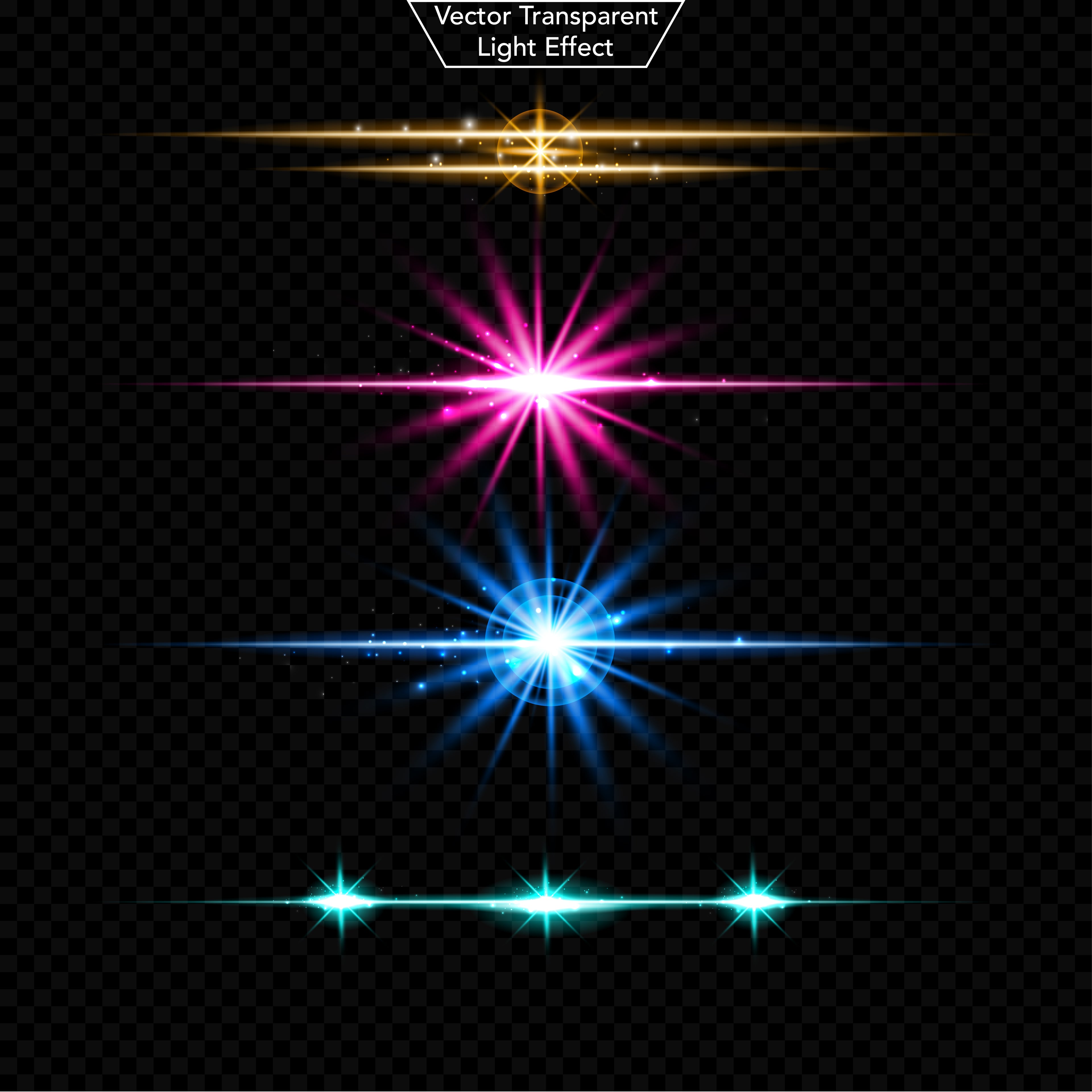 Ultimate Transparent Light Effects Mega Pack — Premium Vector Collection (EPS/AI)