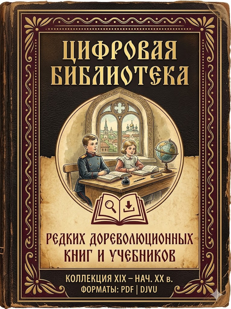 Цифровая библиотека редких дореволюционных книг и учебников (XIX – нач. XX в.) | PDF, DJVU