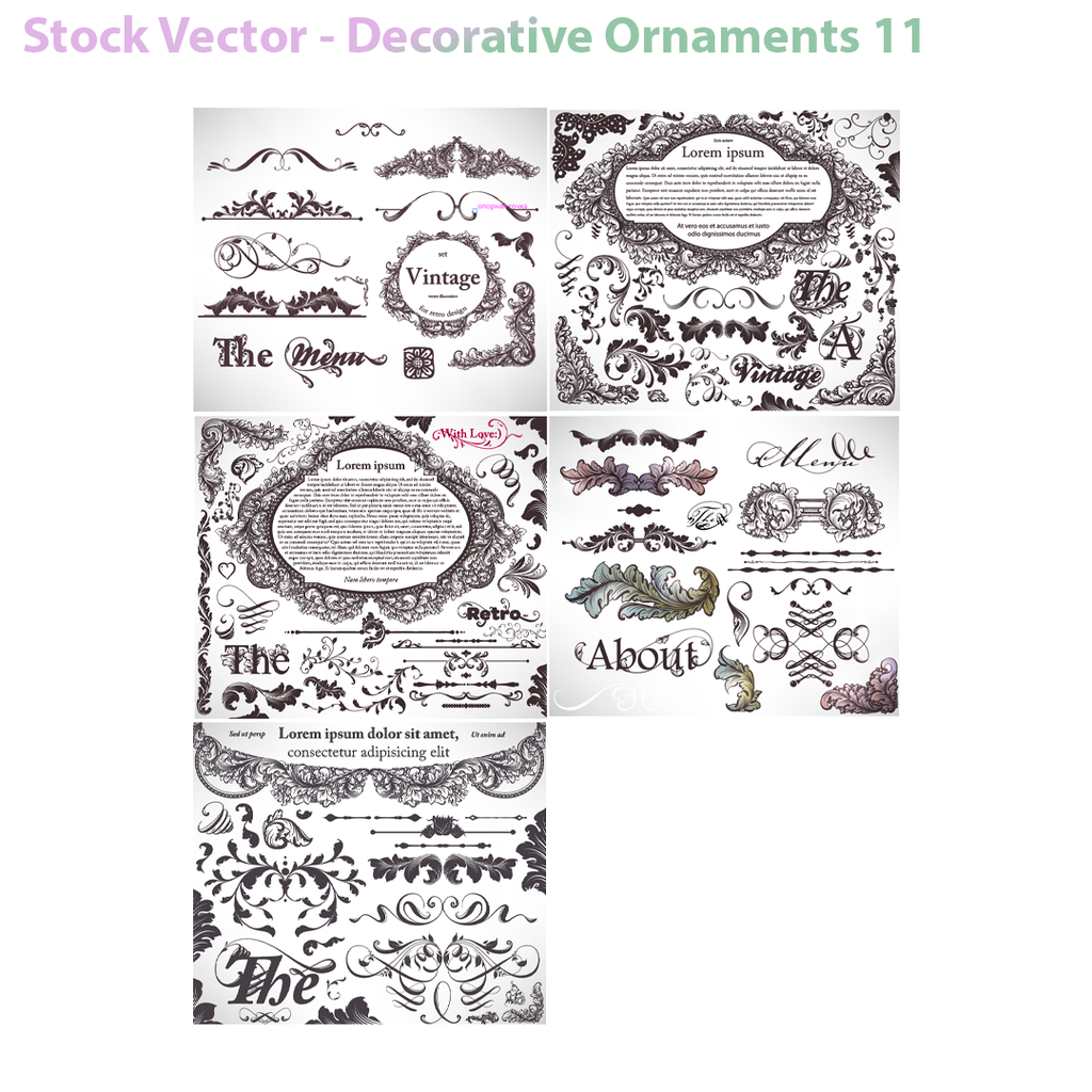 Ultimate Vintage & Gold Ornaments Mega Pack — Premium AI Vector Collection