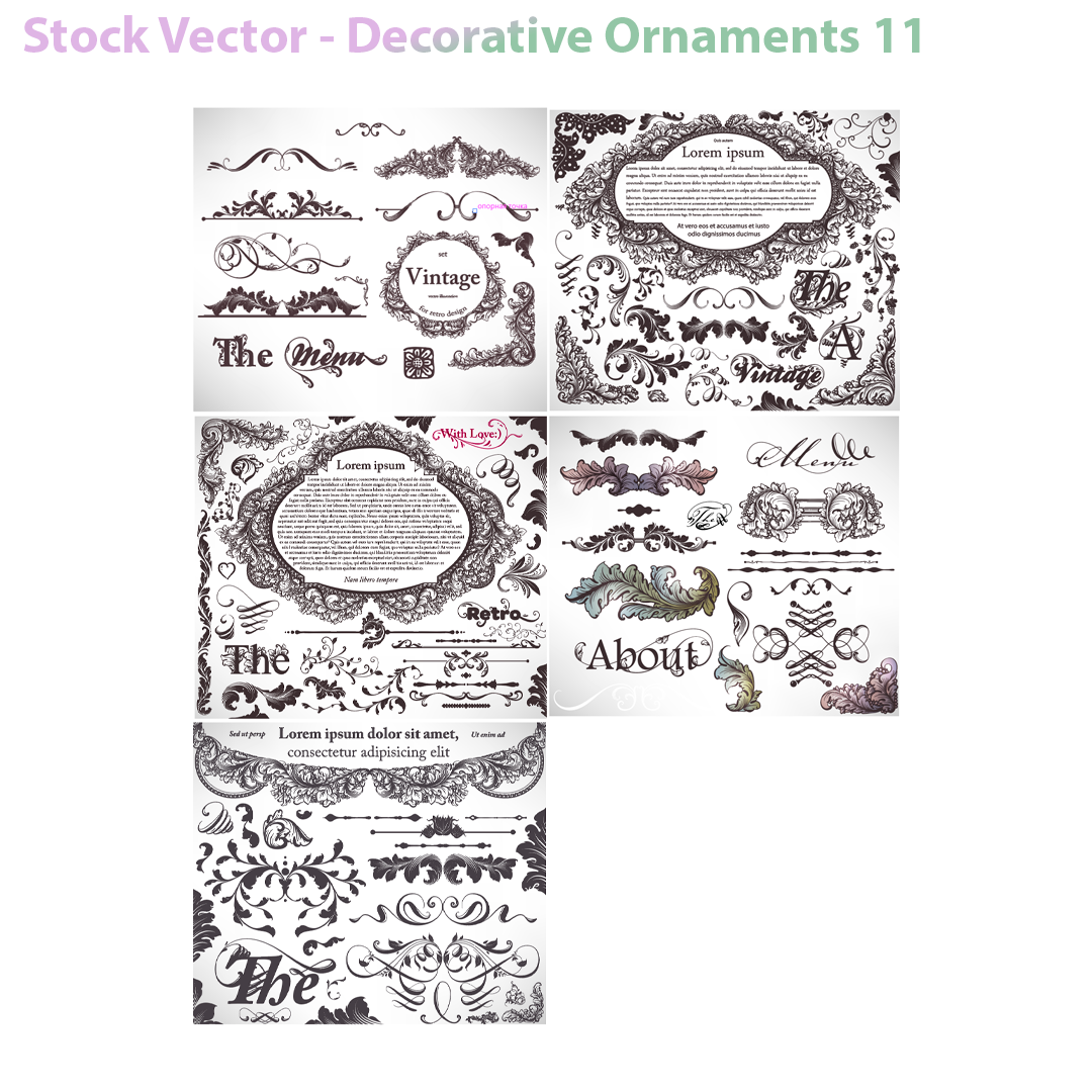 Ultimate Vintage & Gold Ornaments Mega Pack — Premium AI Vector Collection