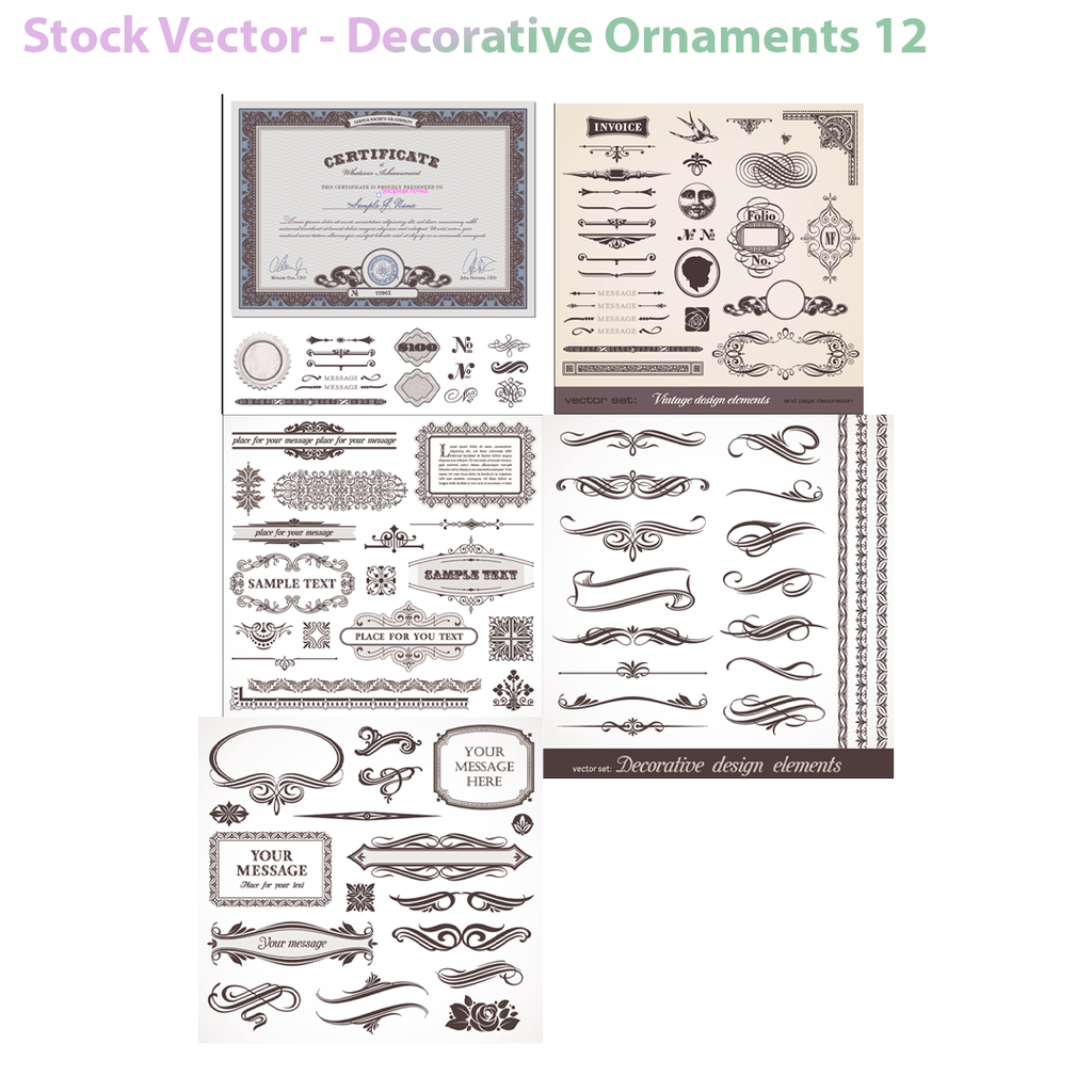 Ultimate Vintage & Gold Ornaments Mega Pack — Premium AI Vector Collection