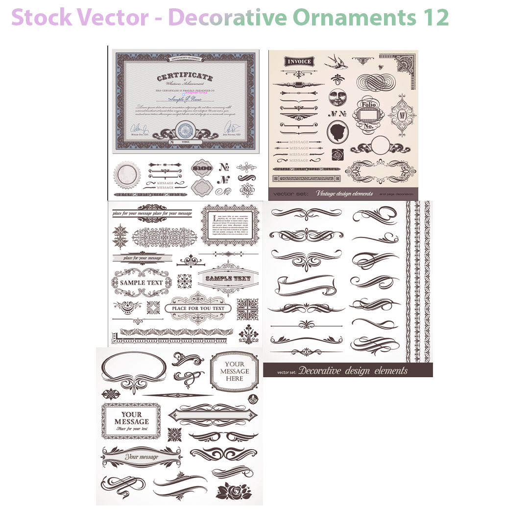 Ultimate Vintage & Gold Ornaments Mega Pack — Premium AI Vector Collection