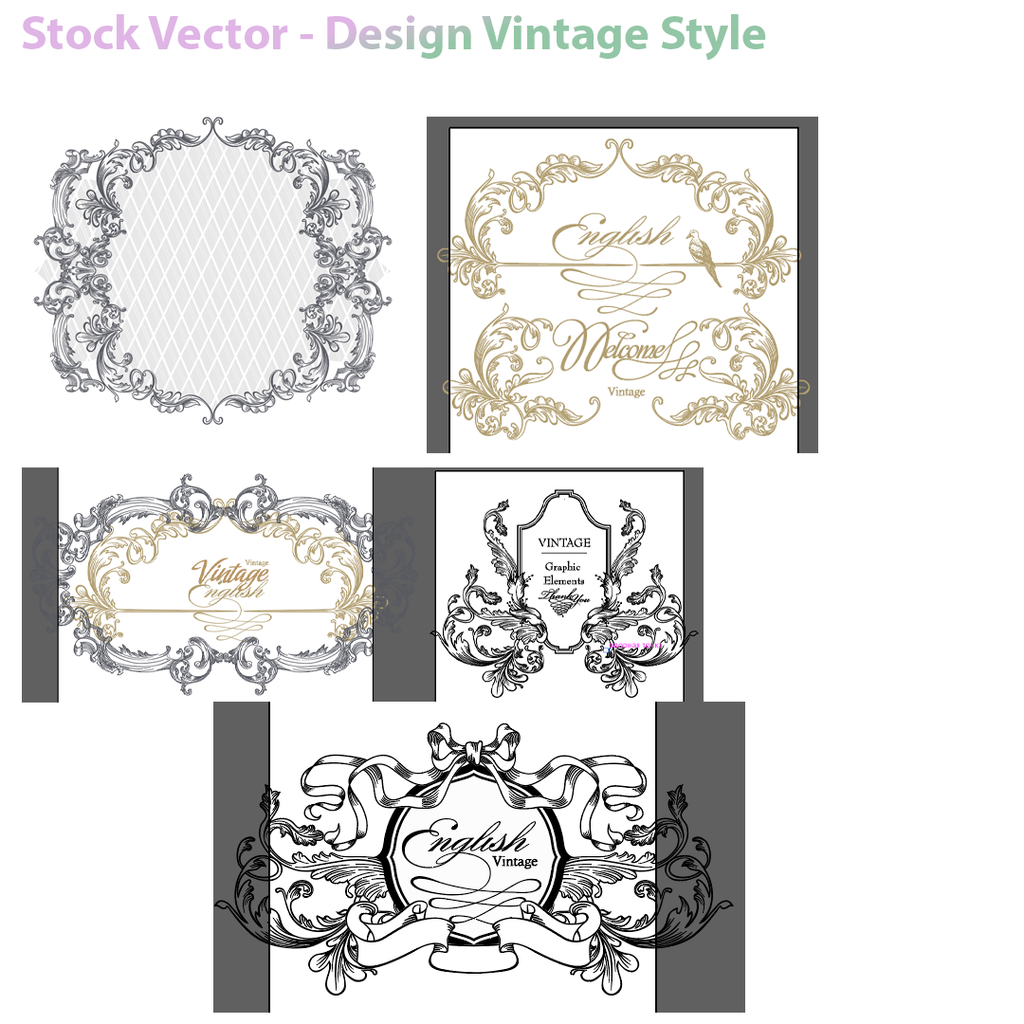 Ultimate Vintage & Gold Ornaments Mega Pack — Premium AI Vector Collection