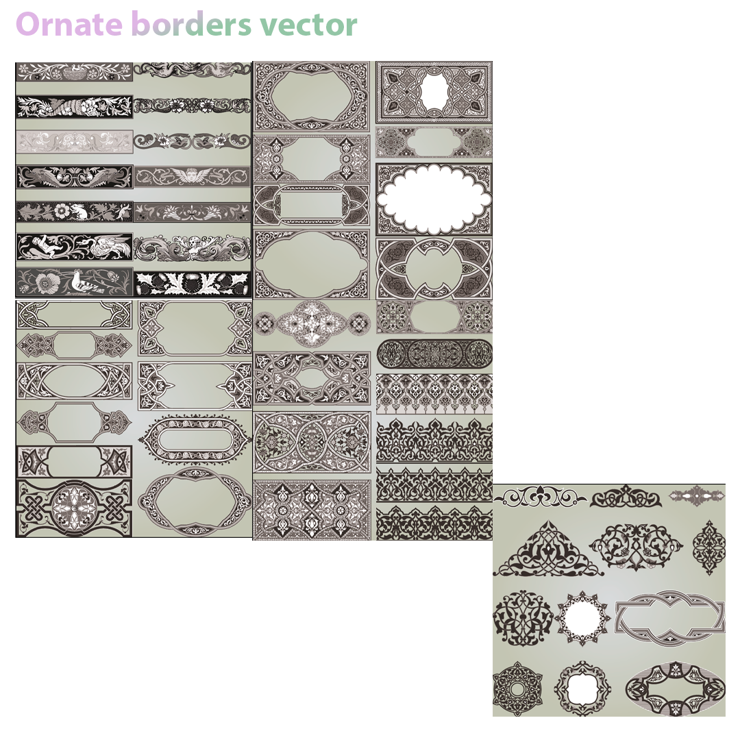 Ultimate Vintage & Gold Ornaments Mega Pack — Premium AI Vector Collection