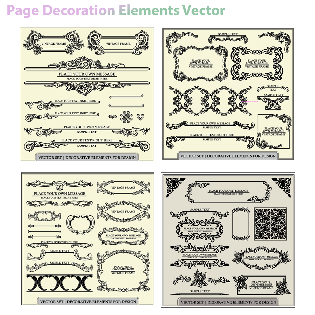 Ultimate Vintage & Gold Ornaments Mega Pack — Premium AI Vector Collection