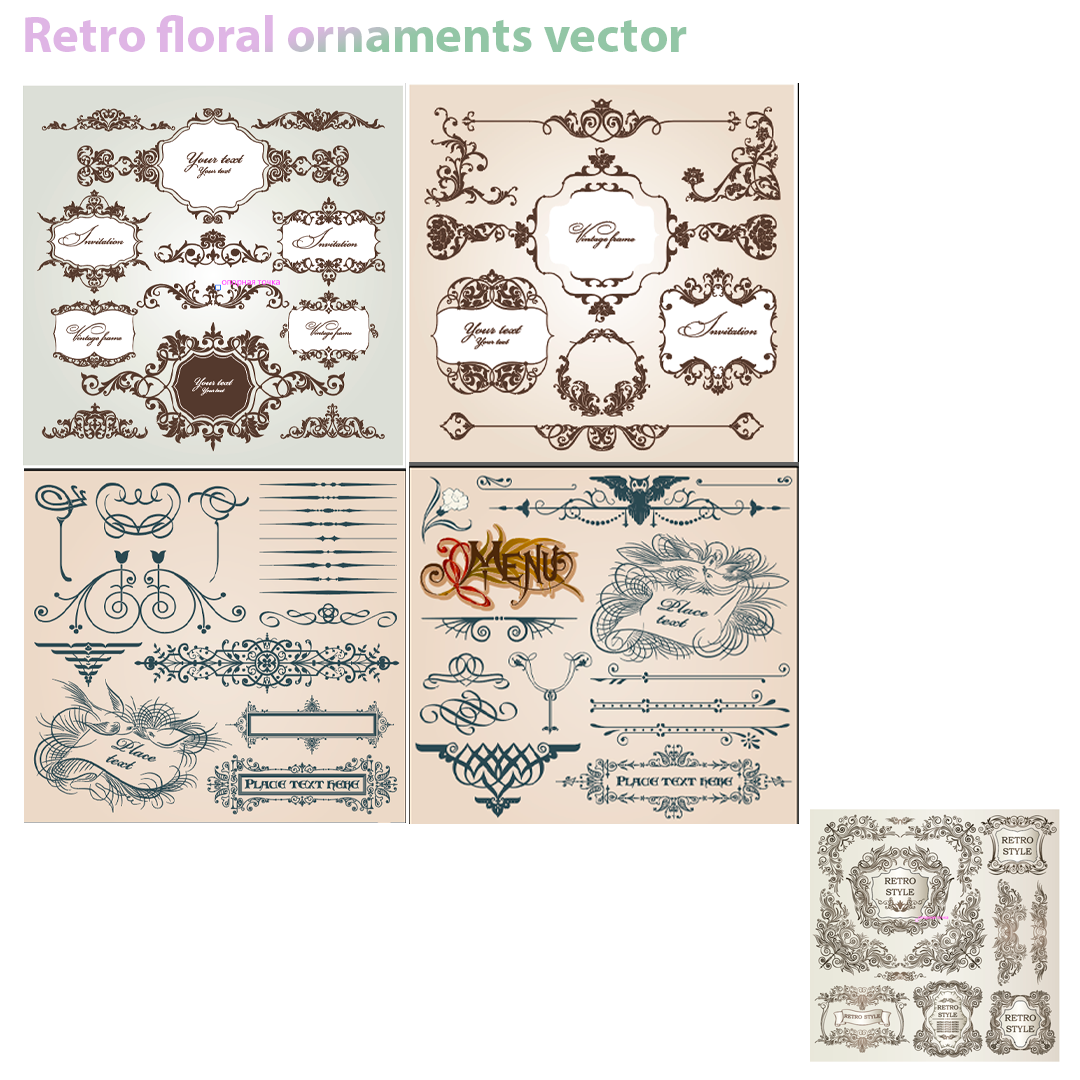 Ultimate Vintage & Gold Ornaments Mega Pack — Premium AI Vector Collection